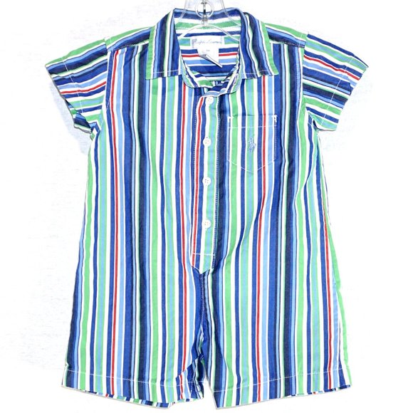 4@15 Ralph Lauren boy's romper like new 9M - Picture 1 of 3
